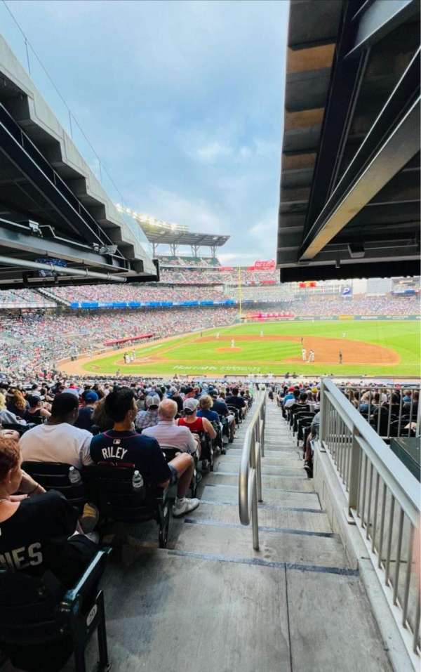 Truist Park, section: 120, row: 18, seat: 1