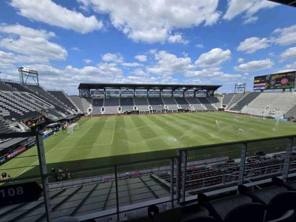 Audi Field, section: 108, row: 2, seat: 22