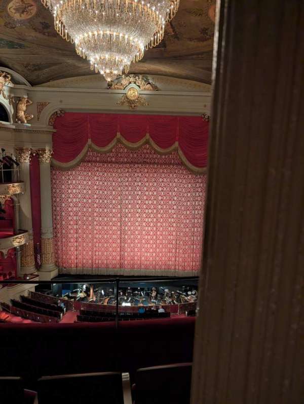 Academy of Music, section: Family Circle E, row: C, seat: 104