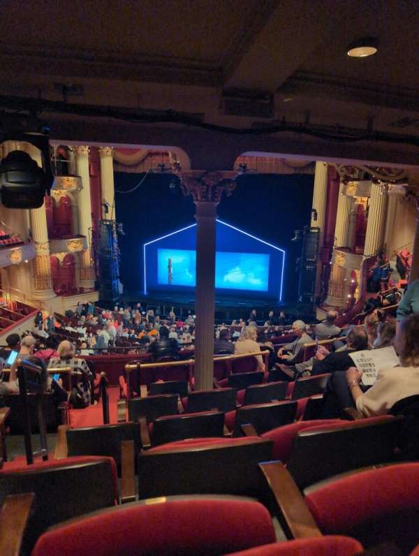Academy of Music, section: Balcony D, row: F, seat: 4