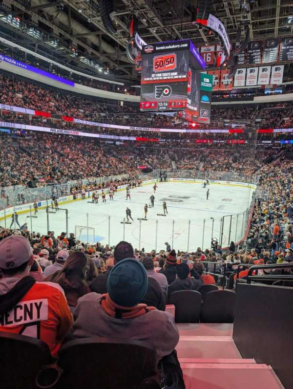 Xfinity Mobile Arena, section: 108, row: 22, seat: 15