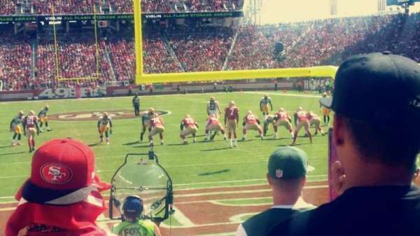 Levi's Stadium, section: 103, row: 3, seat: 22