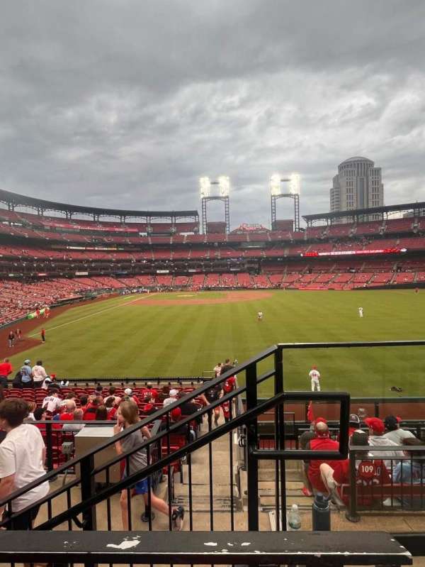 Busch Stadium, section: 111, row: 20, seat: 25
