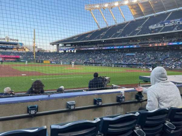 Kauffman Stadium, section: 119, row: 3, seat: 10
