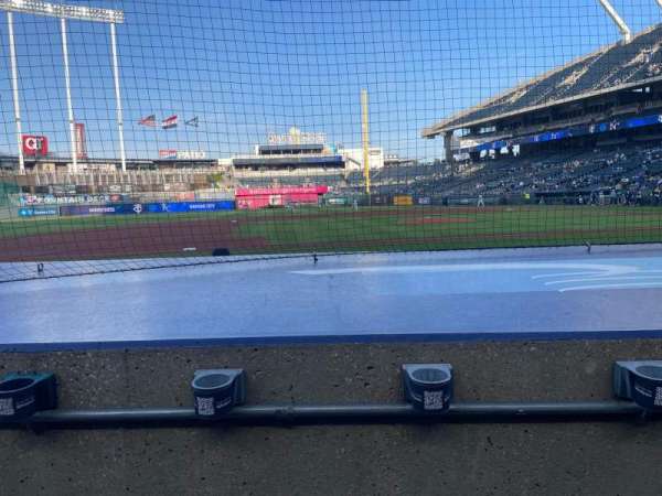 Kauffman Stadium, section: 120, row: B, seat: 4