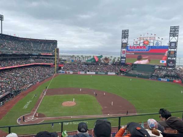 Oracle Park, section: VB310, row: D, seat: 7