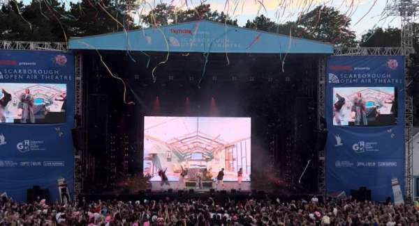 Scarborough Open Air Theatre, section: White, row: K, seat: 27