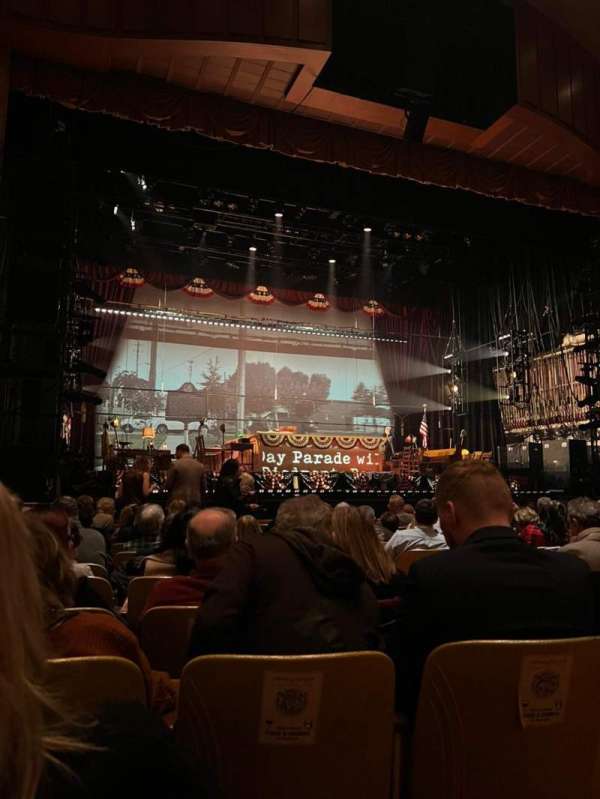 Fisher Theatre, section: Main Floor L, row: L, seat: 7
