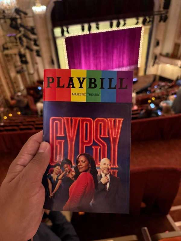 Majestic Theatre, section: Rear Mezzanine L, row: B, seat: 3