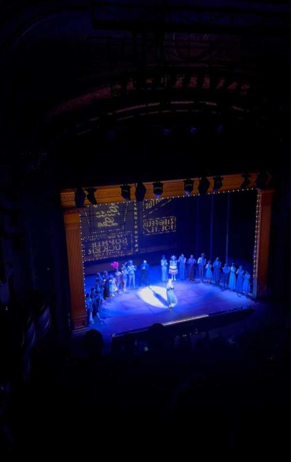 Majestic Theatre, section: Rear Mezzanine L, row: B, seat: 3