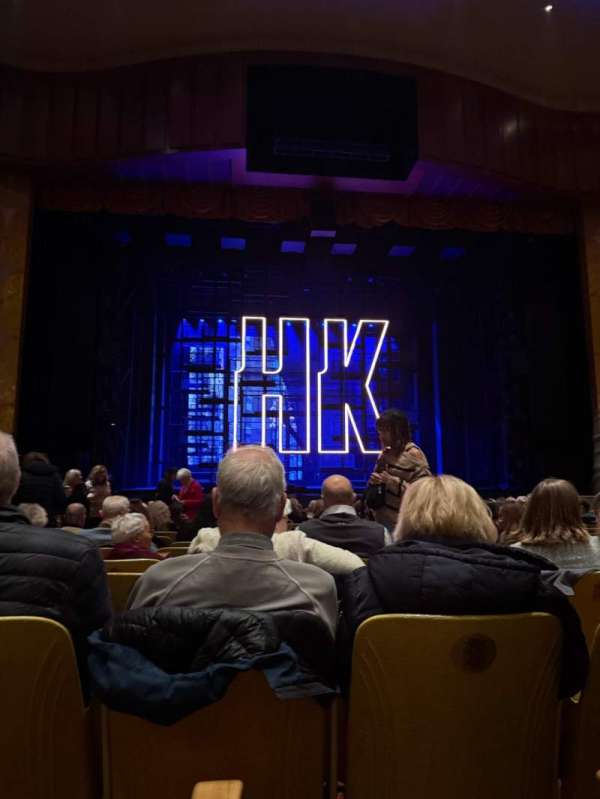Fisher Theatre, section: Main Floor L, row: O, seat: 23