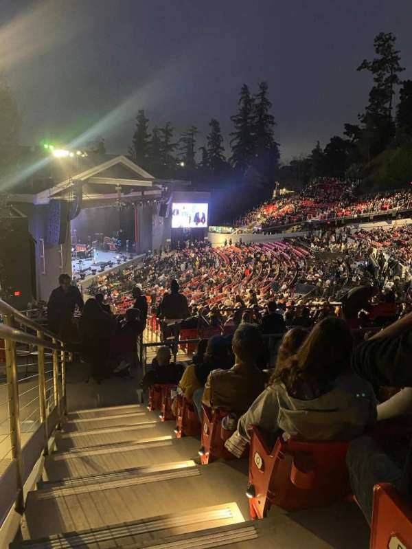 The Greek Theatre Los Angeles, section: North Terrace, row: S, seat: 77 & 79