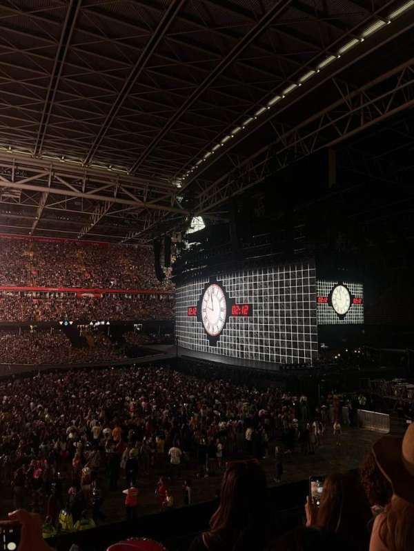 Principality Stadium, section: M8, row: 3, seat: 9-10