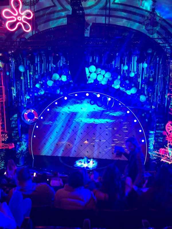 Palace Theatre, Broadway, section: Mezzanine C, row: H, seat: 110