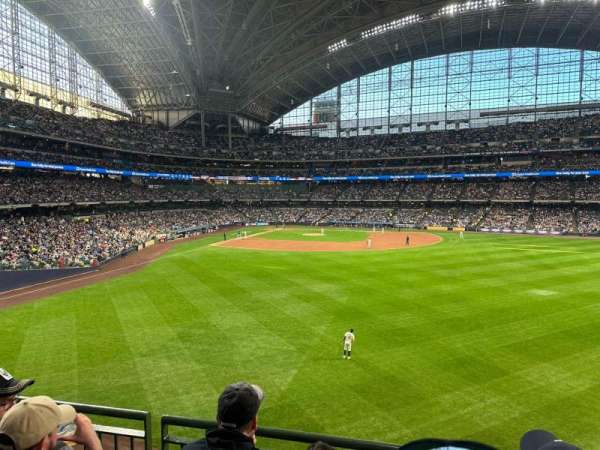 American Family Field, section: 202, row: 3, seat: 10