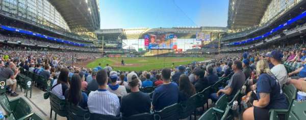 American Family Field, section: 116, row: 13, seat: 4