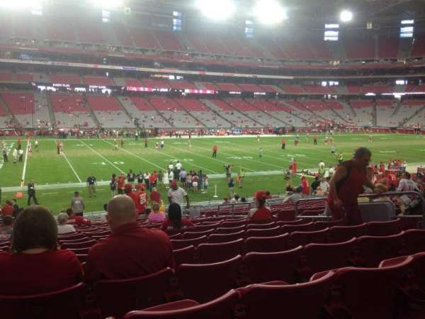 State Farm Stadium, section: 133, row: 23, seat: 8