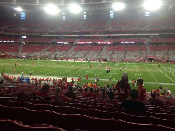 State Farm Stadium, section: 126, row: 37, seat: 13