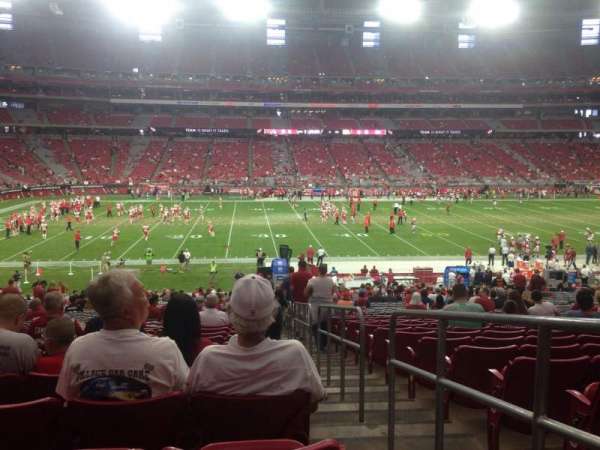 State Farm Stadium, section: 111, row: 36, seat: 1