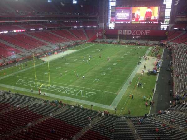 State Farm Stadium, section: 425, row: A, seat: 1