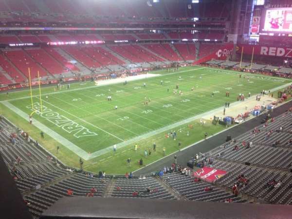 State Farm Stadium, section: 421, row: A, seat: 19