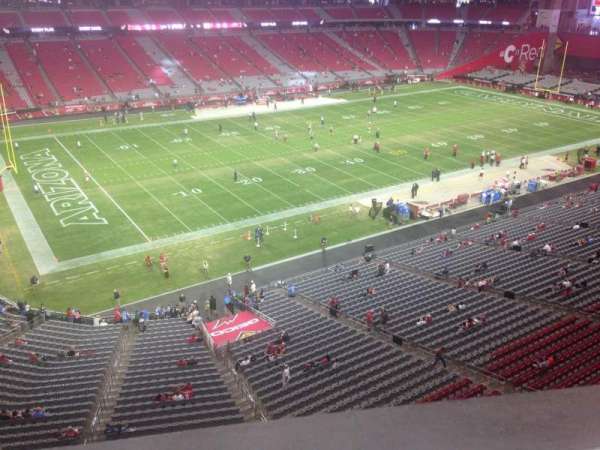 State Farm Stadium, section: 418, row: A, seat: 20