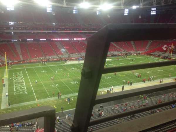 State Farm Stadium, section: 418, row: A, seat: 1