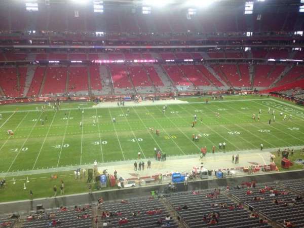 State Farm Stadium, section: 414, row: A, seat: 17