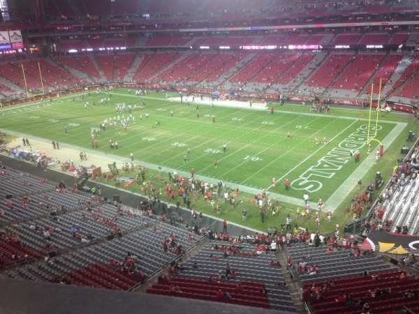 State Farm Stadium, section: 405, row: A, seat: 1