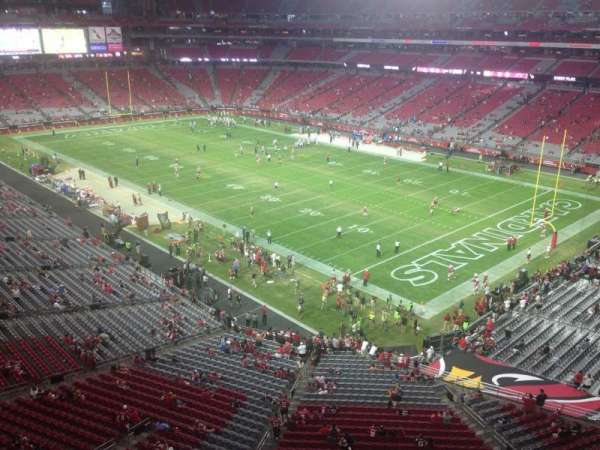 State Farm Stadium, section: 403, row: A, seat: 20