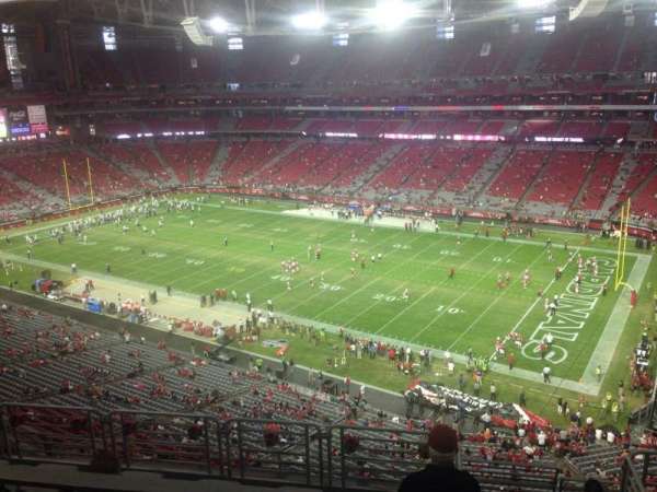 State Farm Stadium, section: 406, row: 2, seat: 11