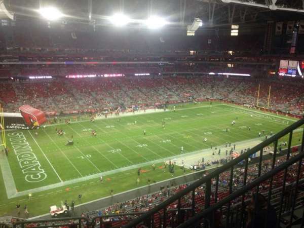 State Farm Stadium, section: 450, row: 1, seat: 4
