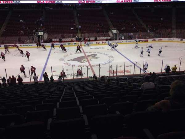 Desert Diamond Arena, section: 112, row: L, seat: 9