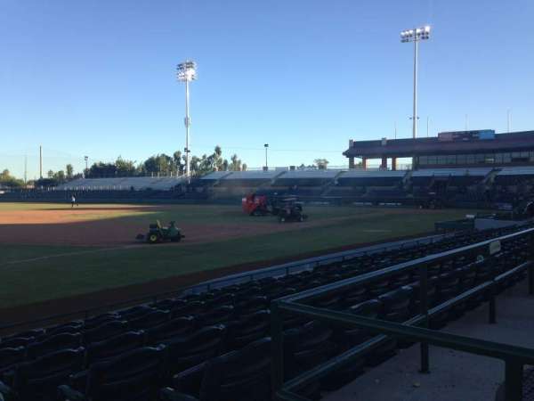 Scottsdale Stadium, section: 123, row: H, seat: 1