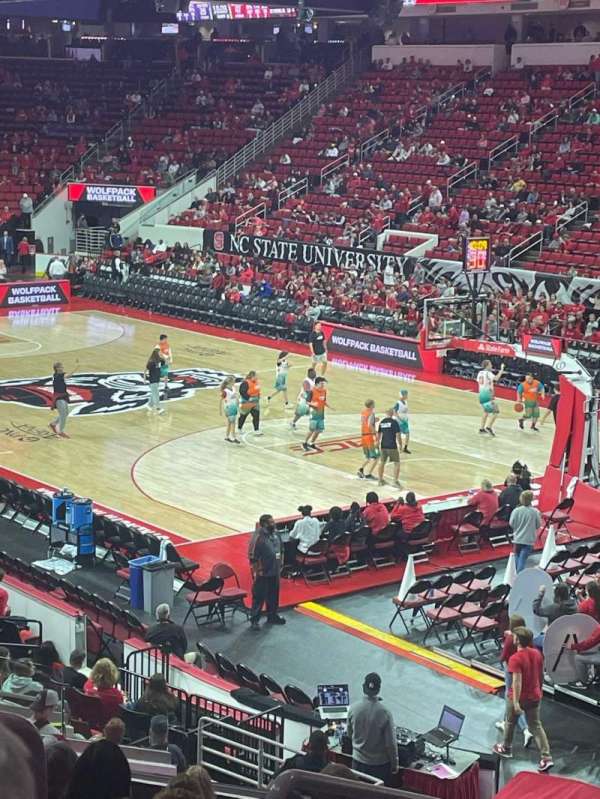Lenovo Center, section: 114, row: X, seat: 18