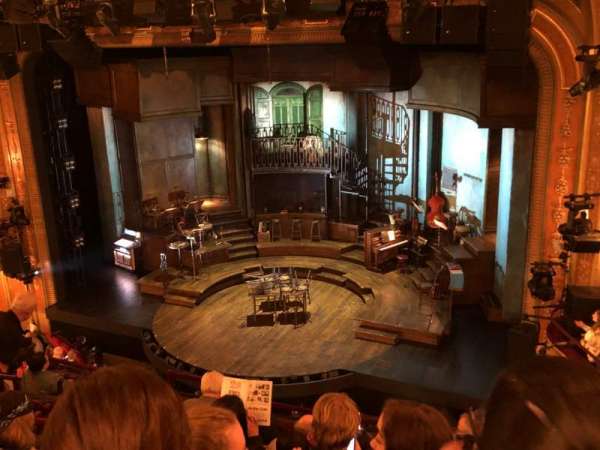 Walter Kerr Theatre, section: Mezzanine R, row: H, seat: 14