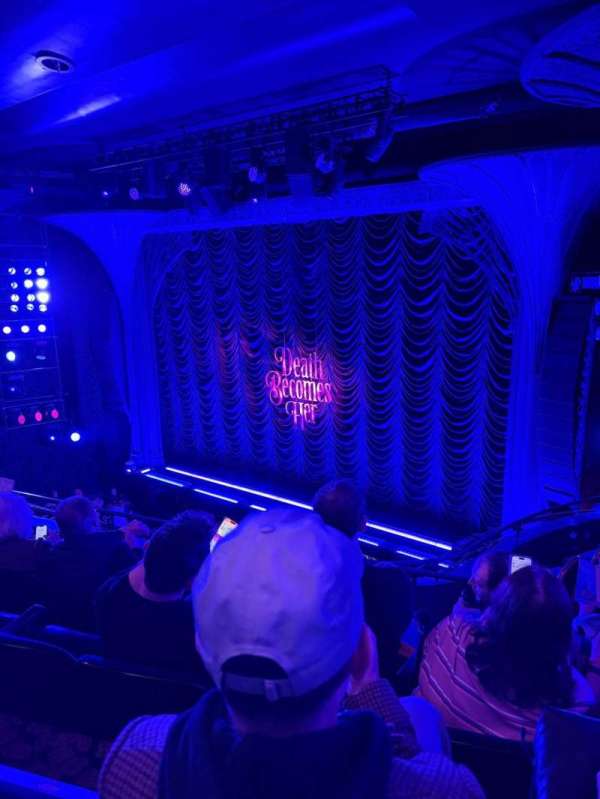 Lunt-Fontanne Theatre, section: Front Mezzanine R, row: D, seat: 20