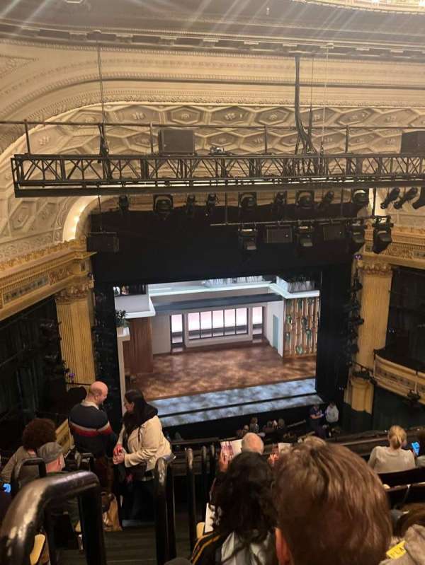 Hudson Theatre, section: Balcony C, row: F, seat: 102