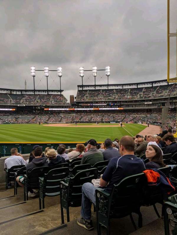 Comerica Park, section: 145, row: H, seat: 1