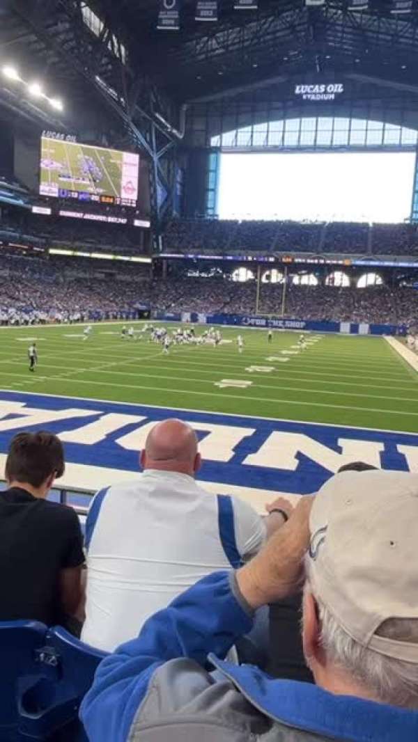 Lucas Oil Stadium, section: 125, row: 11, seat: 7