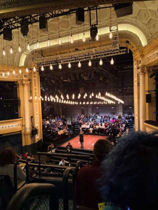 Hudson Theatre, section: Dress Circle R, row: D, seat: 2