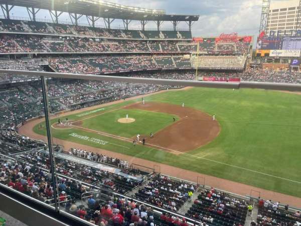 Truist Park, section: 316, row: 1, seat: 17