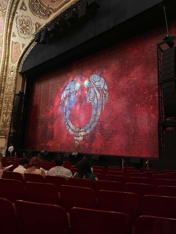 Cadillac Palace Theater, section: Orchestra R, row: J, seat: 18
