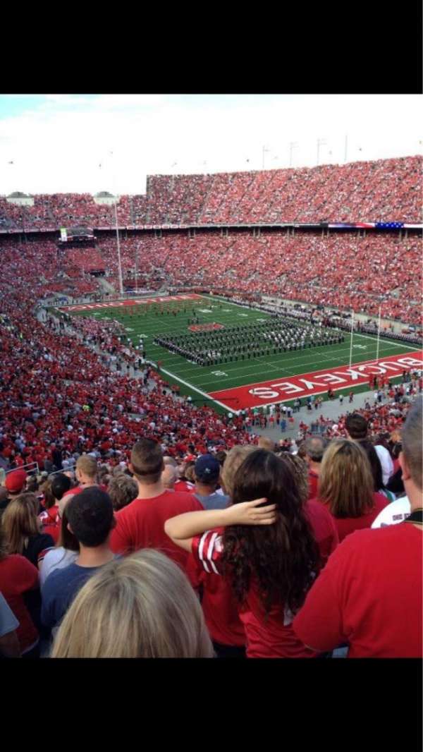 Ohio Stadium, section: 31b, row: 15, seat: 17