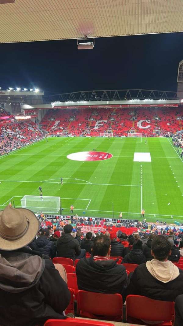 Anfield, section: AU6, row: 24, seat: 156