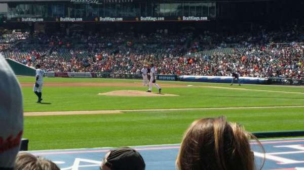 Comerica Park, section: 135, row: 11
