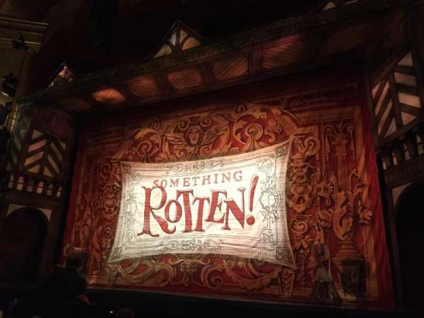 St. James Theatre, section: Orchestra R, row: H, seat: 4