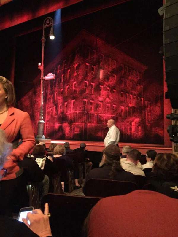 Longacre Theatre, section: Orchestra R, row: G, seat: 3