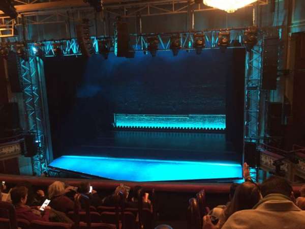 Broadhurst Theatre, section: Mezzanine R, row: G, seat: 2