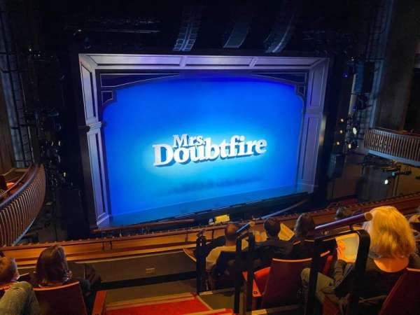 Stephen Sondheim Theatre, section: Mezzanine L, row: EE, seat: 1